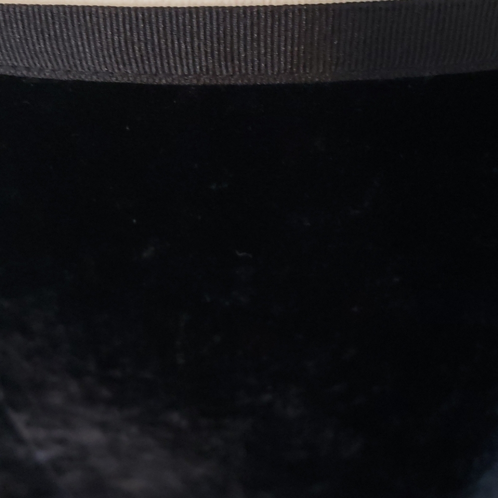 Black Velvet Fit & Flare Skirt, LIZ CLAIBORNE - Picture 3 of 8